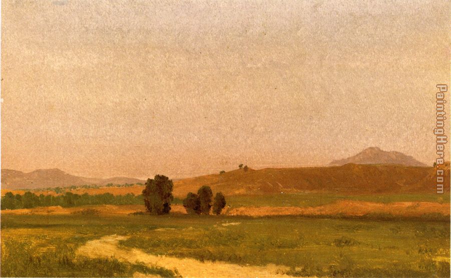 Nebraska On the Plains painting - Albert Bierstadt Nebraska On the Plains art painting